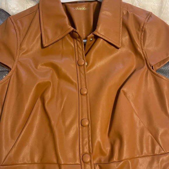 Leather dresses banana republic and ck - Picture 7 of 8